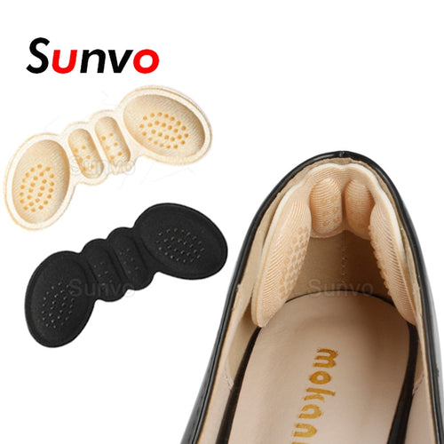 Sunvo 女士高跟鞋鞋垫，可调节尺码，粘性后跟衬垫，防磨贴，缓解疼痛，足部护理鞋垫