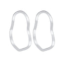 2019 Fashion Earrings Punk Simple Gold Silver Color Long Section Tassel Pendant Size Circle Earrings For Ladies Gifts Wholesale