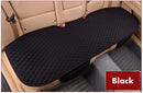 Flax Car Seat Cover Four Seasons Front Rear Linen Fabric Cushion Breathable Protector Mat Pad Auto Accessories Universal Size