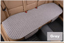 Flax Car Seat Cover Four Seasons Front Rear Linen Fabric Cushion Breathable Protector Mat Pad Auto Accessories Universal Size