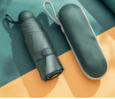 Five-holding sun umbrella sun protection UV folding umbrella female sunshade rain dual-use capsule compact portable pocket