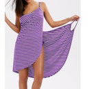 Oufisun Women Plus Size Pareo Beach Cover Up Wrap Dress Bikini Bathing Suit Femme Robe De Plage Beachwear Femme Tunic Kaftan