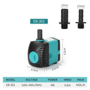 3W 6W 10W 15W 25W Ultra-Quiet Submersible Water Fountain Pump Filter Fish Pond Aquarium Water Pump Tank Fountain 220V-240V