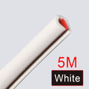 The Doorline Shield | U-Type Rubber Car Door Edge Protection Trim (5m, Red/Blue)