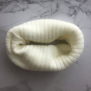 Winter Unisex Faux Fur Pompon Hat Scarf For Kids Boys Girls Knitted Baby Caps With Pompom Bonnet Children&
