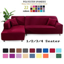 Solid Color Elastic Sofa Cover Cotton All-inclusive Stretch Sofa Cover for Living Room funda sofa