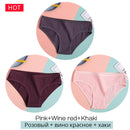 FINETOO 3条/套女士内裤纯棉内裤性感内裤女内裤纯色内裤女士内衣 M-2XL