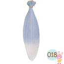 Cataleya Doll Bjd DIY High Temperature Fiber 1 Pcs 15cm * 100cm And 25*100cm Wig Gradually Color Hair Weaving