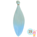Cataleya Doll Bjd DIY High Temperature Fiber 1 Pcs 15cm * 100cm And 25*100cm Wig Gradually Color Hair Weaving