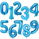 40英寸大号铝箔生日气球氦气数字气球0-9生日快乐婚庆派对装饰新生儿派对大型数字气球