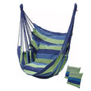 Portable Hammock Chair Canvas Bed Hammocks Garden Swing Hanging Leisure Lazy Rope Chair Swing Indoor Bedroom Seat Camping
