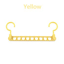 9 hole magic clothes hanger multi-function folding hanger rotating clothes hanger wardrobe drying clothes Hanger Home Organizer
