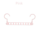 9 hole magic clothes hanger multi-function folding hanger rotating clothes hanger wardrobe drying clothes Hanger Home Organizer