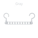 9 hole magic clothes hanger multi-function folding hanger rotating clothes hanger wardrobe drying clothes Hanger Home Organizer