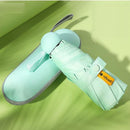 Five-holding sun umbrella sun protection UV folding umbrella female sunshade rain dual-use capsule compact portable pocket