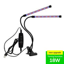 Full Spectrum Phytolamps DC5V USB LED Grow Light with Timer 15W 30W 45W 60W Desktop Clip Phyto Lamps for Plants Flowers Grow Box