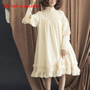 New Arrival 5 Colors Gothic Lolita Dress Japanese Soft Sister Black Dresses Cotton Women Princess Dress Girl Halloween Costume
