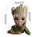 Flower Pot Groot Multifunction Storage Crafts Garden Flower Pot Cute Shape Children'S Toy Pencil Case Flower Pot Flower