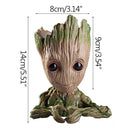 Flower Pot Groot Multifunction Storage Crafts Garden Flower Pot Cute Shape Children'S Toy Pencil Case Flower Pot Flower