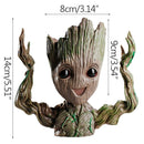 Flower Pot Groot Multifunction Storage Crafts Garden Flower Pot Cute Shape Children'S Toy Pencil Case Flower Pot Flower