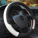 9 Color Sport Auto Steering Wheel Covers Anti-Slip Leather Car Steering-wheel Cover Car-styling Anti-catch Holder Protor
