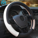 9 Color Sport Auto Steering Wheel Covers Anti-Slip Leather Car Steering-wheel Cover Car-styling Anti-catch Holder Protor