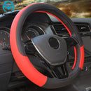 9 Color Sport Auto Steering Wheel Covers Anti-Slip Leather Car Steering-wheel Cover Car-styling Anti-catch Holder Protor