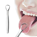 1PC Useful Tongue Scraper Stainless Steel Oral Tongue Cleaner Medical Mouth Brush Reusable Fresh Breath Maker