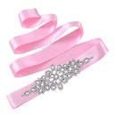 TOPQUEEN S01 Luxury Silver Rhinestone Wedding Belts Girdles for Dress Female Accessories Bridesmaid Women Dress Sequin Belt