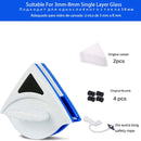 New Magnetic Window Wiper Glass window cleaner Double Side Magnetic Brush Window Glass Brush for Washing Household Cleaning Tool