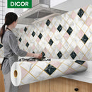 300cm Wallpapers Aluminum Coating Waterproof Modern Living Room Furniture Desktop Vinyl Self Adhesive Contact Paper Home Decor