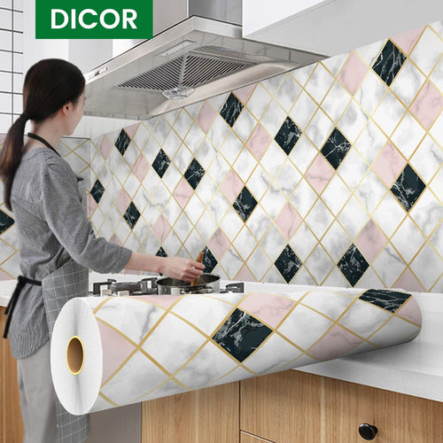 300cm Wallpapers Aluminum Coating Waterproof Modern Living Room Furniture Desktop Vinyl Self Adhesive Contact Paper Home Decor