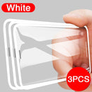3PCS Full Cover Protective glass on For iPhone 11 12 Pro Max tempered Glass Film iPhone X XR XS Max Screen Protector Curved Edge