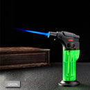 High jet Flame Butane Gas Transparent body design Refillable Adjustable Butane Jet Torch Lighter BBQ Tools Flame Ignition Tool