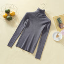 黑色高领针织套头衫短款上衣女长袖黄色毛衣性感冬季女装2020长袖日常上衣