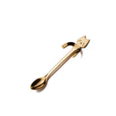 Mini Cute Coffee Spoon 304 Stainless Steel Cartoon Cat Spoon Teaspoon Dessert Snack Scoop Milk Children Spoons Tableware
