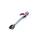 Mini Cute Coffee Spoon 304 Stainless Steel Cartoon Cat Spoon Teaspoon Dessert Snack Scoop Milk Children Spoons Tableware