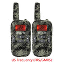 Retevis RT33 迷你对讲机儿童2件装双向电台0.5W PMR PMR446 带VOX手电筒远距离对讲机