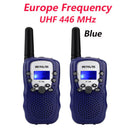RETEVIS RT388 Walkie Talkie Children Walkie-talkies 2 pcs Two-Way Radio Station PMR Birthday Gift/Family Use/Camping 100-800M