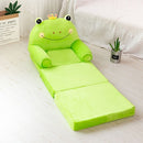 115CM Baby Kid Sofa Fashion Cartoon Crown Seat Child Chair Toddler Child Cover for Sofa Folding with Filling Material Mini Sofa