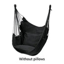 No Pillow Hammock Camping Outdoor Furniture Hanging Rope Hammock Chair Swing Garden Hanging Hammock Swing Chair Lazy Canvas Bed