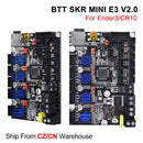 BIGTREETECH SKR MINI E3 V2 32位控制板带TMC2209 UART，用于Ender 3/5 Pro升级BTT SKR V1.4 Turbo的3D打印机零件