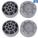 4PCS Washing Machine Universal Fixed Rubber Mat Anti Vibration Feet Pads Laundry Washer Dryer Refrigerator Feet Fixed Pads