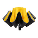 Automatic Reverse Folding Umbrella LED Reflective Strip Automatic Umbrella Flashlight Three-fold Windproof Car Business Umbrella