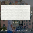 70x38厘米 3D墙贴 自粘泡沫砖房装饰 DIY 3D墙纸 墙面装饰 客厅儿童房墙贴