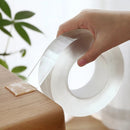 1M/2M/3/5M Nano Magic Tape Double Sided Tape Transparent NoTrace Reusable Waterproof Adhesive Tape Cleanable Home Gekkotape