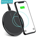 KUULAA 酷拉 Qi 无线充电器 适用于 iPhone 11 Pro 8 X XR XS Max 三星 S10 S9 S8 10W 快充 USB 充电座