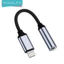 KUULAA适用于iPhone的3.5毫米耳机转接头，适用于iPhone 12 11 Pro Max X XR的Aux线3.5毫米插孔线，适用于iOS转接头