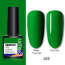LEMOOC 8.0ml UV凝胶指甲油温变闪光凝胶指甲油变色凝胶指甲油美甲凝胶指甲油