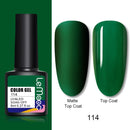 LEMOOC 8.0ml UV凝胶指甲油温变闪光凝胶指甲油变色凝胶指甲油美甲凝胶指甲油